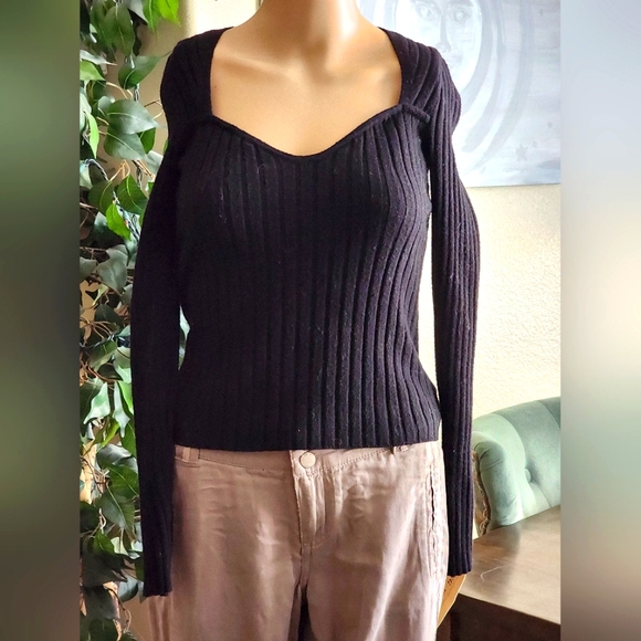 Express Sweaters - Express Sweetheart Neckline Sweater